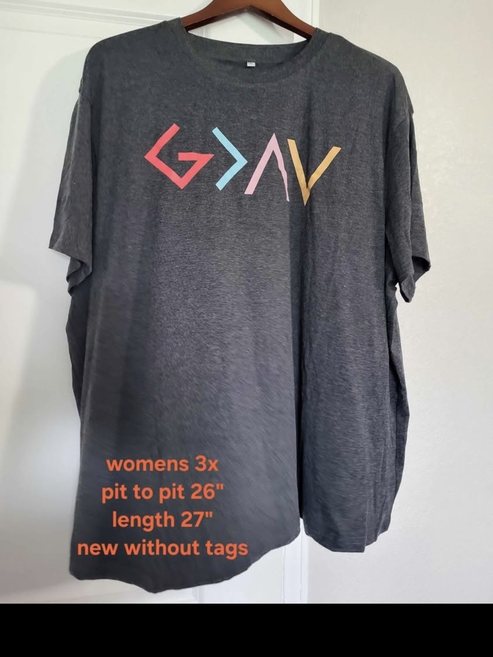 Womens 3x Graphic Tee